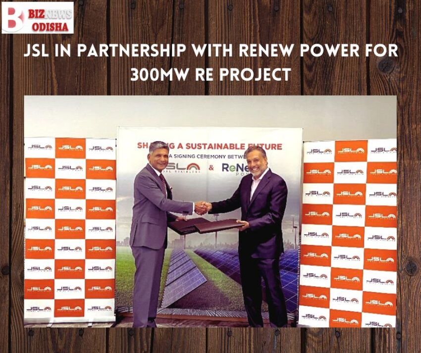 JSL in partnership with ReNew Power for 300 MW RE Project